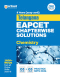 Arihant Telangana EAPCET Chemistry Chapterwise Solutions | 8 Years (20182025) Solved Papers with 1800+ MCQs, 6 Practice Sets (O