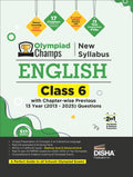 Disha Olympiad Champs English Class 6 with Chapterwise Previous 13 Year (2013  2025) Questions 6th Edition | 2026  27 Exam | 