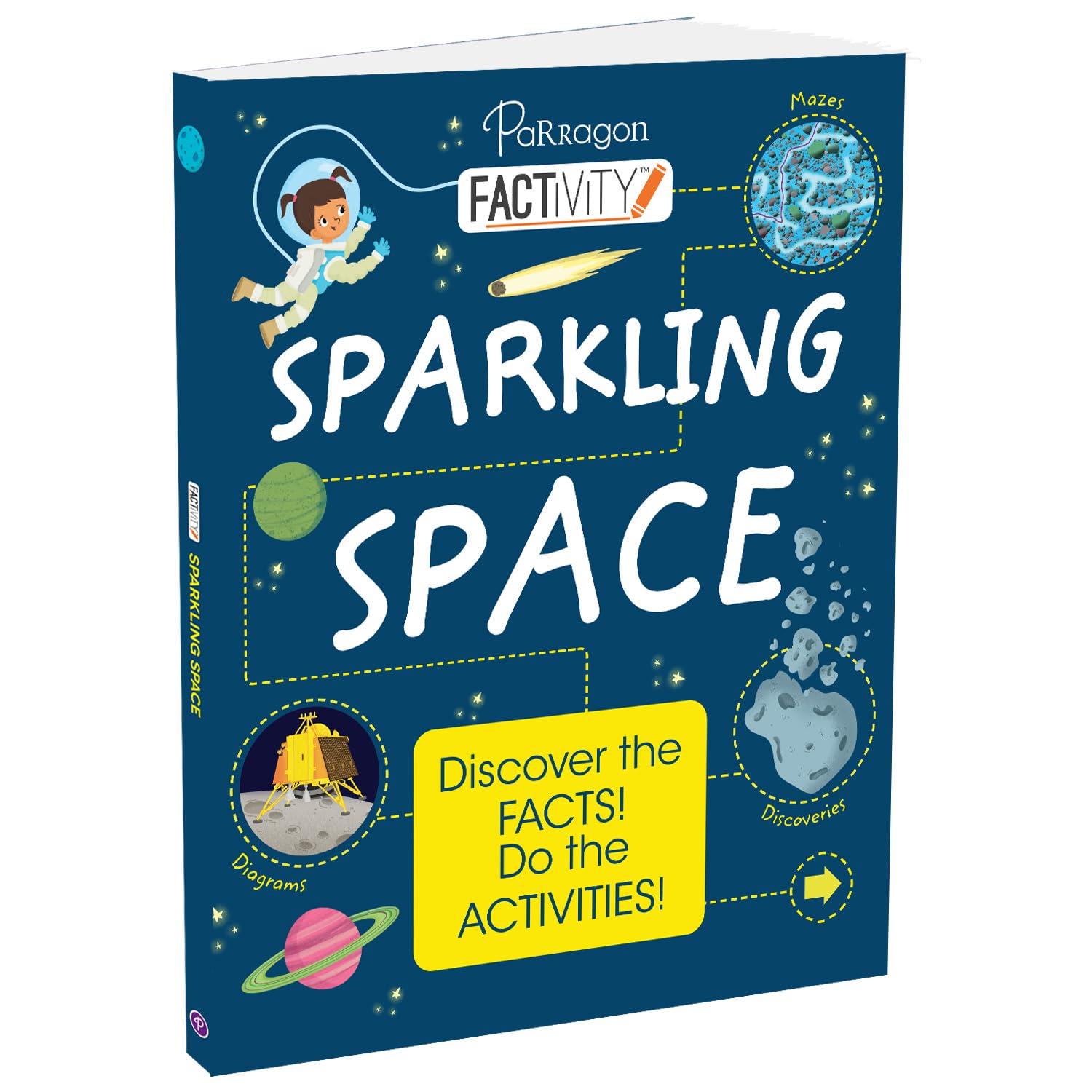 Factivity: Sparkling Space (Discover The Facts, Do The Activity) | Reference Book | Nonfiction & Activity For Ages 8+