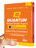 Disha Combo (2 Books) Quantum General Studies Paper II Pocket Revision Notes for Civil Services | UPSC & State PSC Prelims & Mai