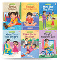 Story Books for Kids  Emotions (Illustrated) (Set of 6 Books)  Feelings Book  Sad, Shy, Fear, Happy, Angry, Boring  English 