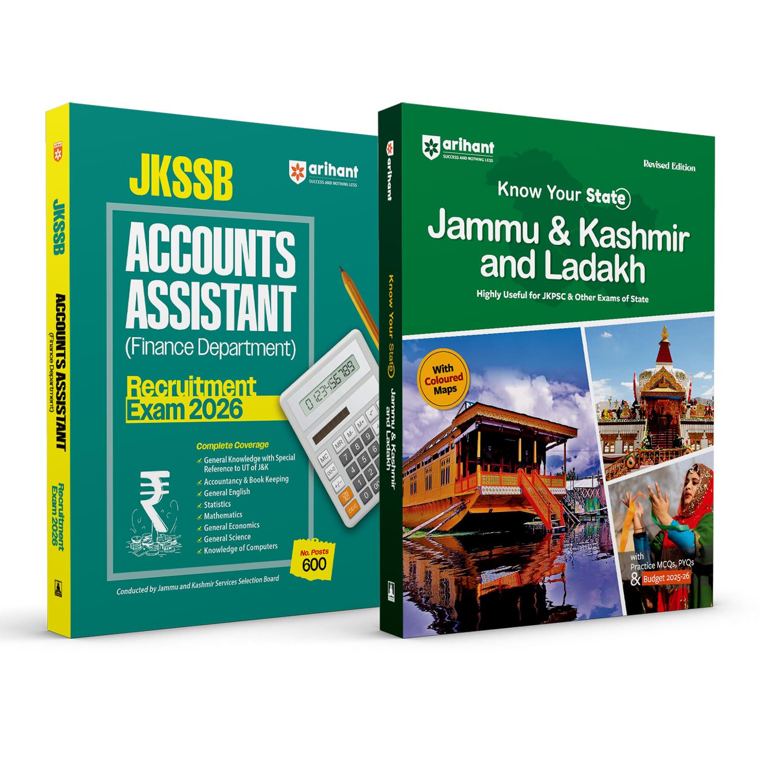 Arihant JKSSB Accounts Assistant Recruitment Exam 2026 Combo | Accounts Assistant Finance Department Book and Know Your State Ja