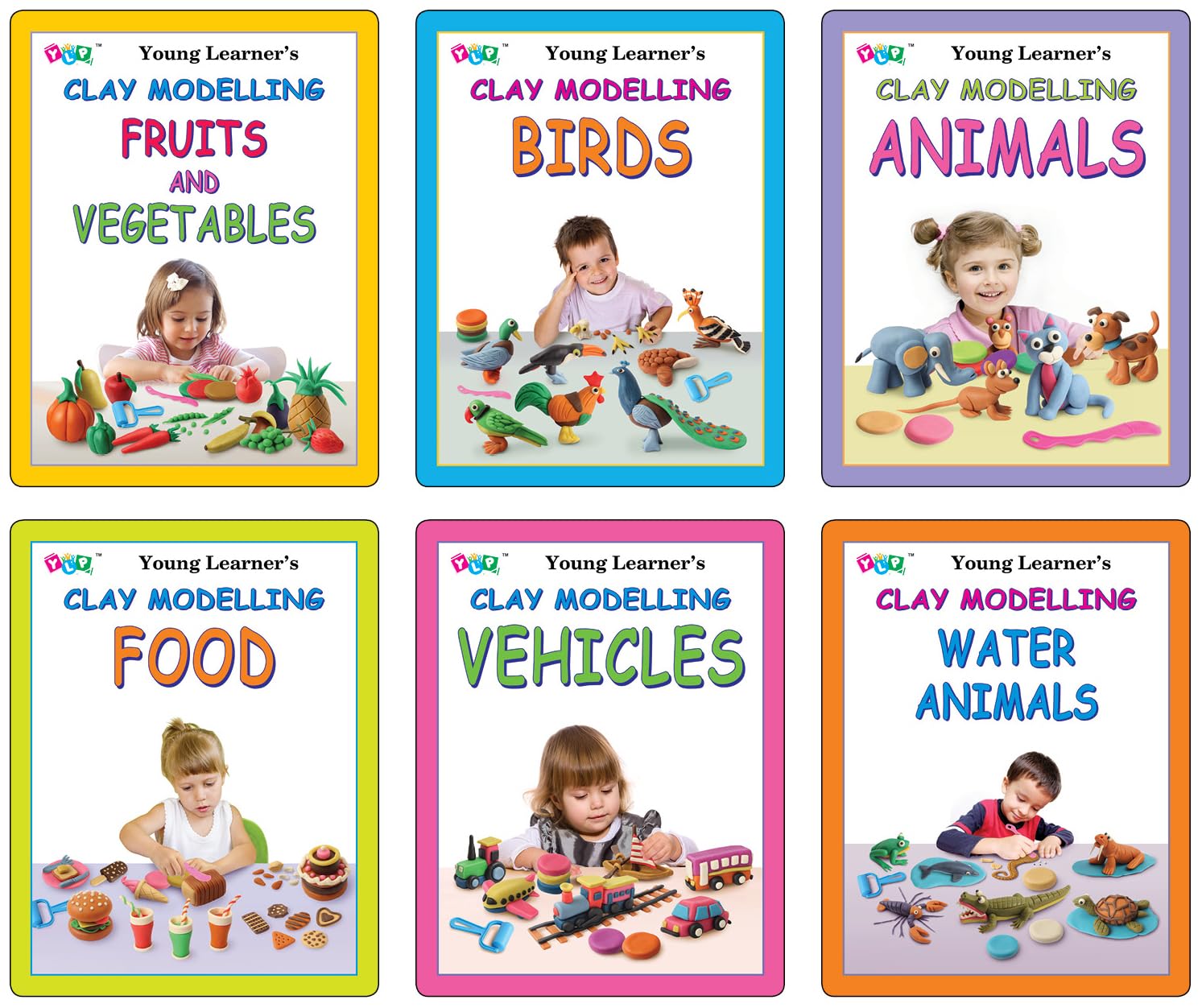 Clay Modelling Books (Set Of 6 Books)