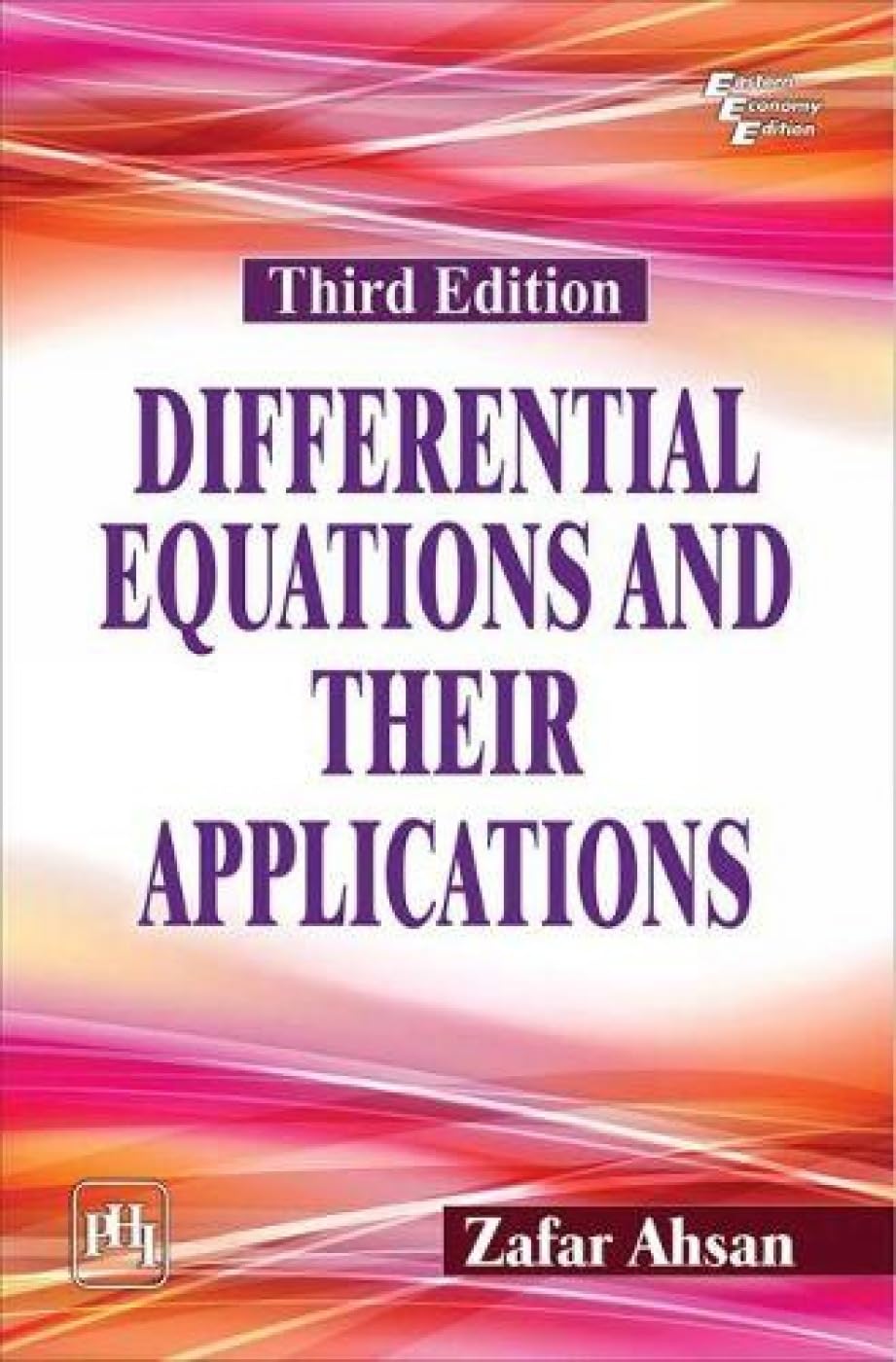 Differential Equations and their Applications
