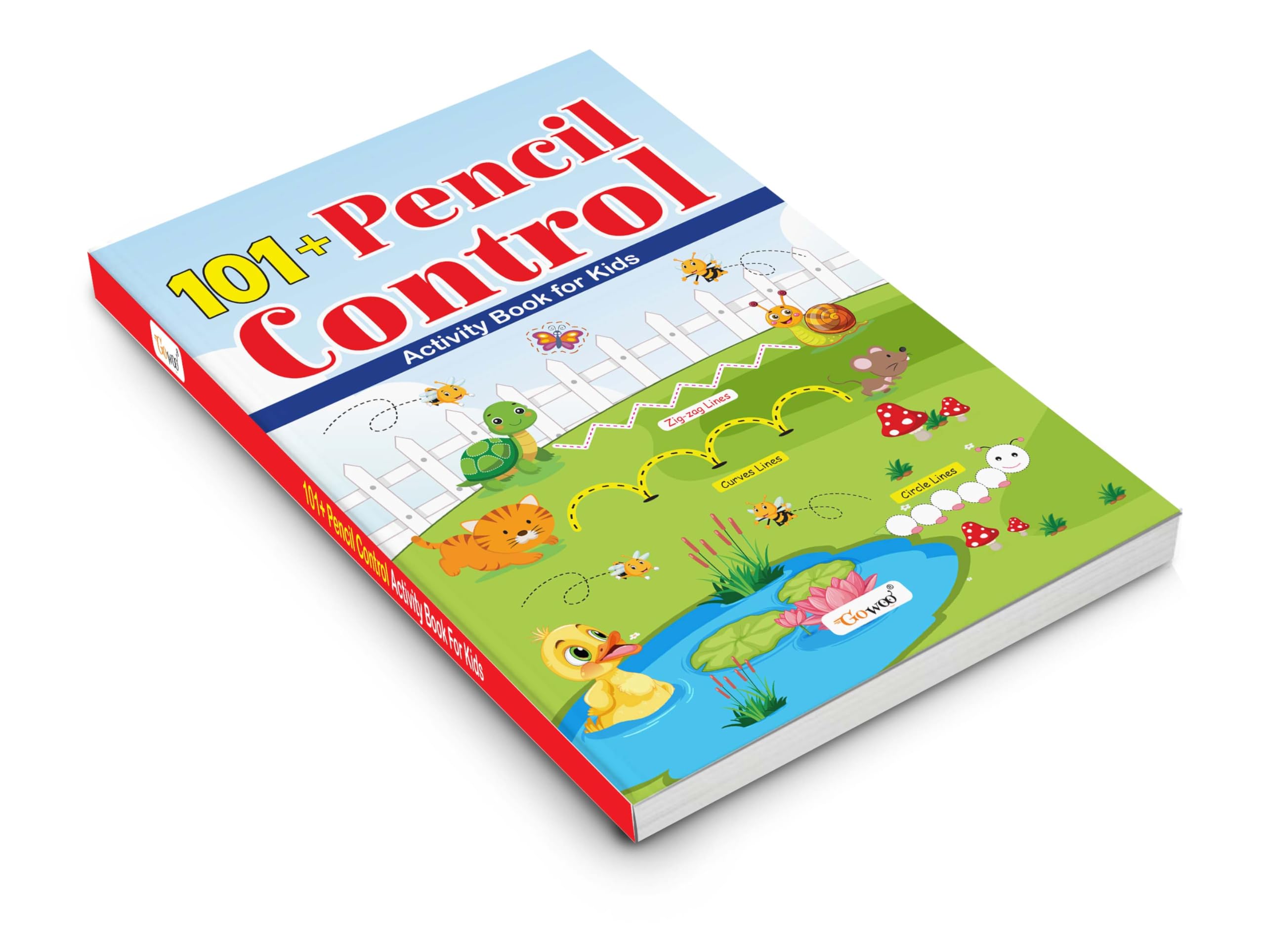 Activity book for kids : 101+ Pencil Control  Early learning book, Writing skills workbook, Educational book for toddlers, Pre