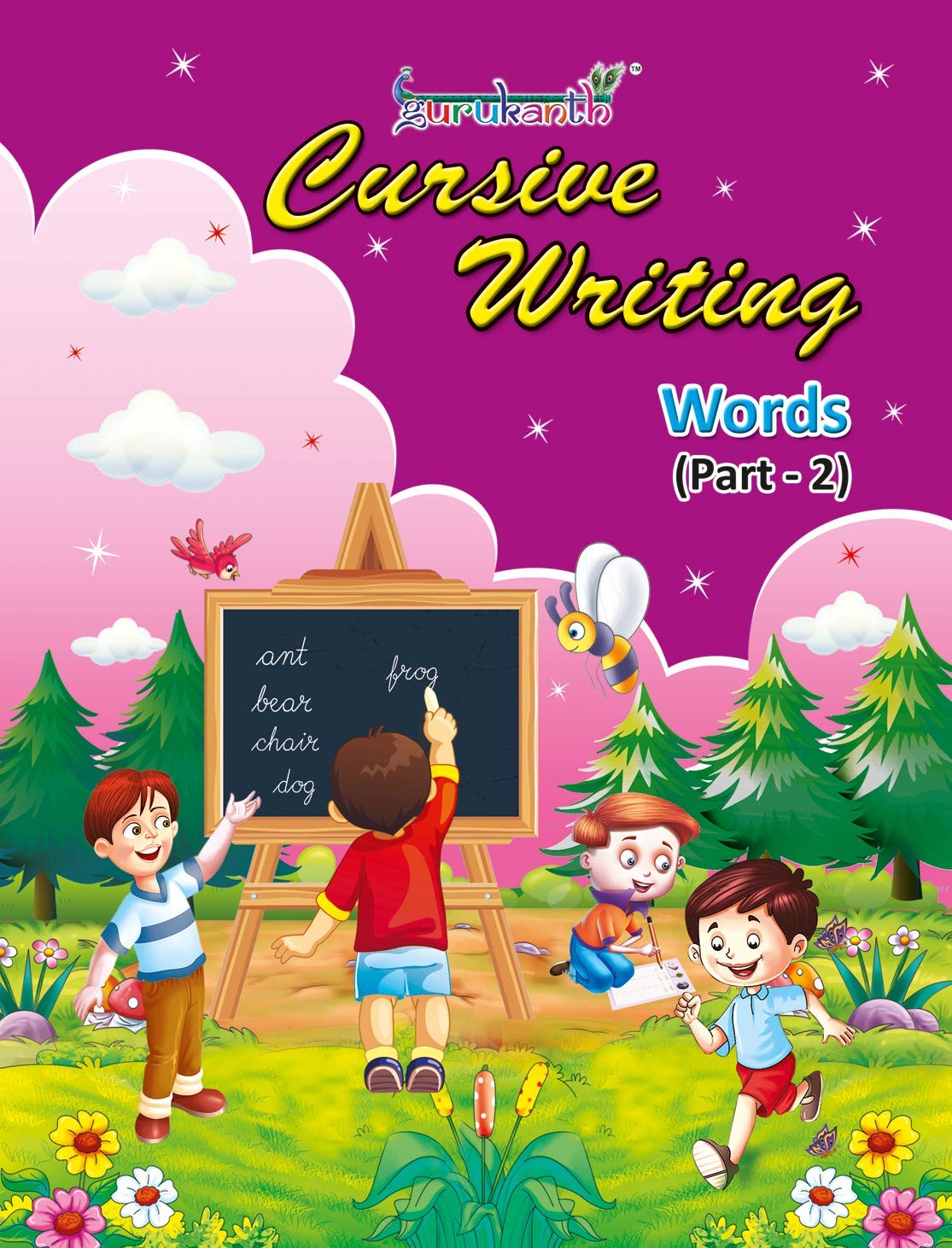 Cursive Writing Book For Kids  Words