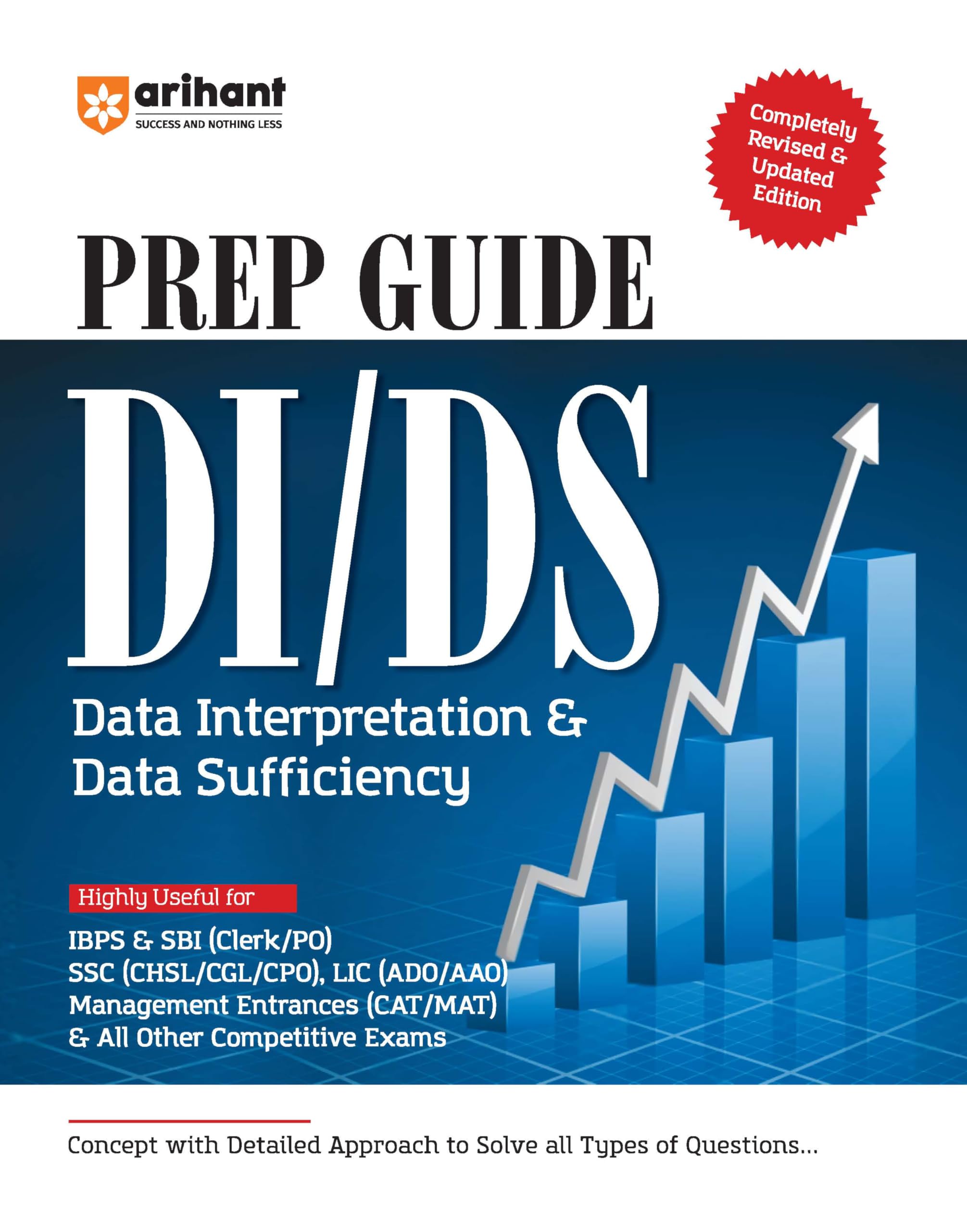 Arihant Prep Guide Data Interpretation & Data Sufficiency For IBPS, SBI, SSC, CAT, MAT & Other Competitive Exams