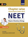 Neet 2020  Class XiXii ChapterWise Solved Papers 20052017 (Includes 2018 & 19 Solved Papers )