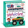 Hello Friend Books Lets Learn Giant Board Book: Vehicles  Large Board Book with Beautifully Illustrated Images for Children t