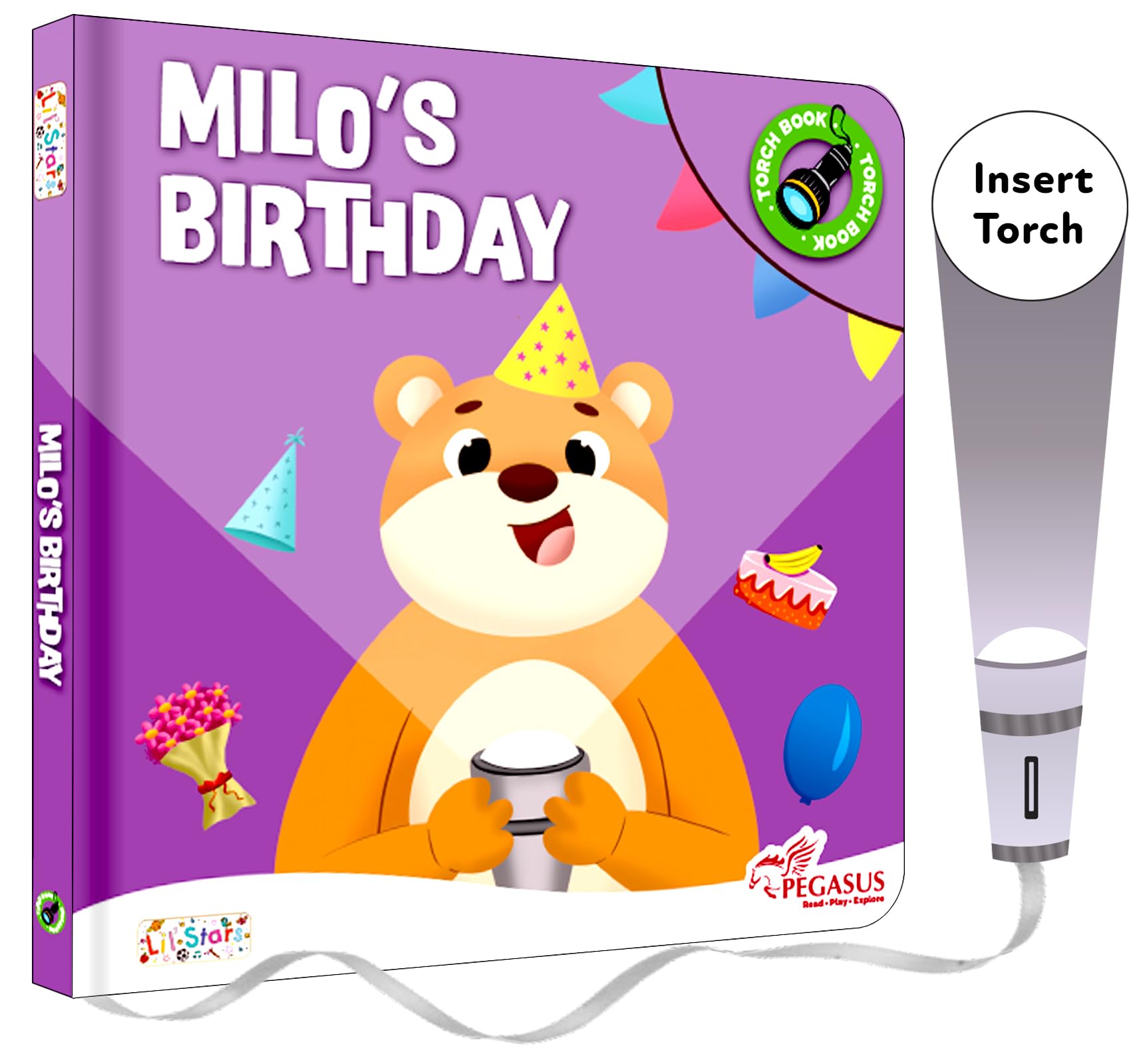 Pegasus Torch books for 2,3,4,5,6+ year old boy and girls gift, activity book for kids, Education toys book for 2+ year old baby