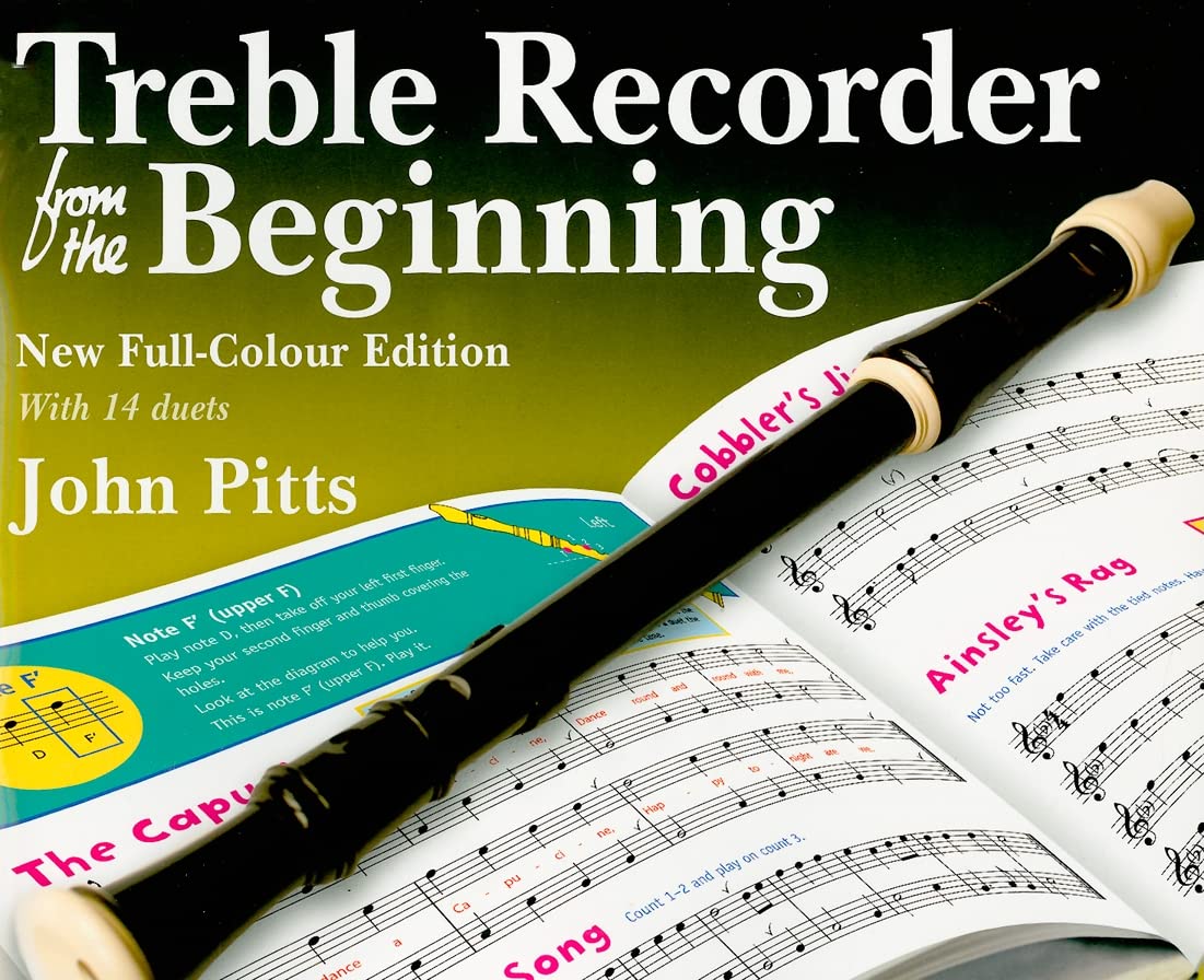 TREBLE RECORDER FROM THE BEGINNINGNEW FULLCOLOUR EDITION WITH 14 DUETS