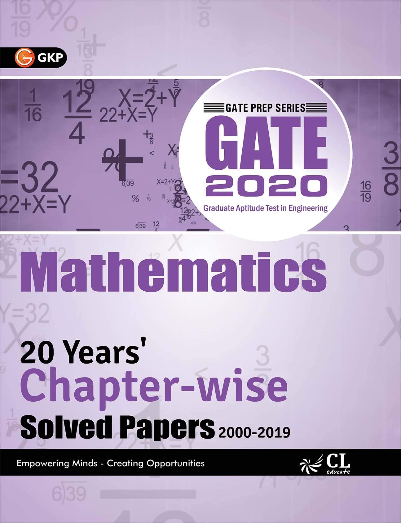 Gate 2020  20 Years ChapterWise Solved Papers (20002019) Mathematics
