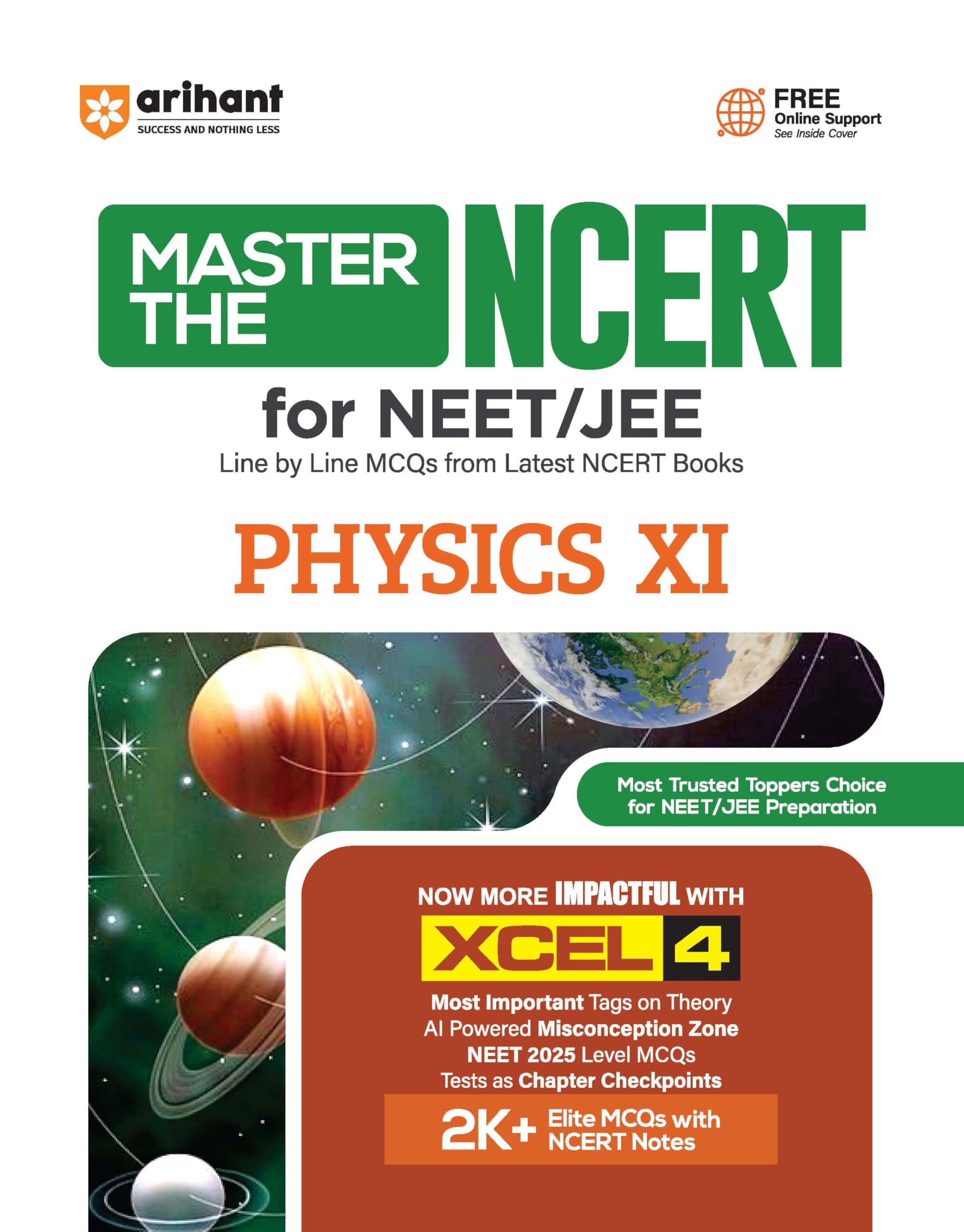 Arihant Master the NCERT Physics Class 11 | For NET, JEE & CUET 202627 | Line by Line MCQs from Latest NCERT Book | NCERTBased