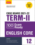 MTG 100 Percent Exam Ready English Term 2 Class 12 Book for CBSE Board Exam 2022  MCQs, Case Based, Short / Long Answer type Qu