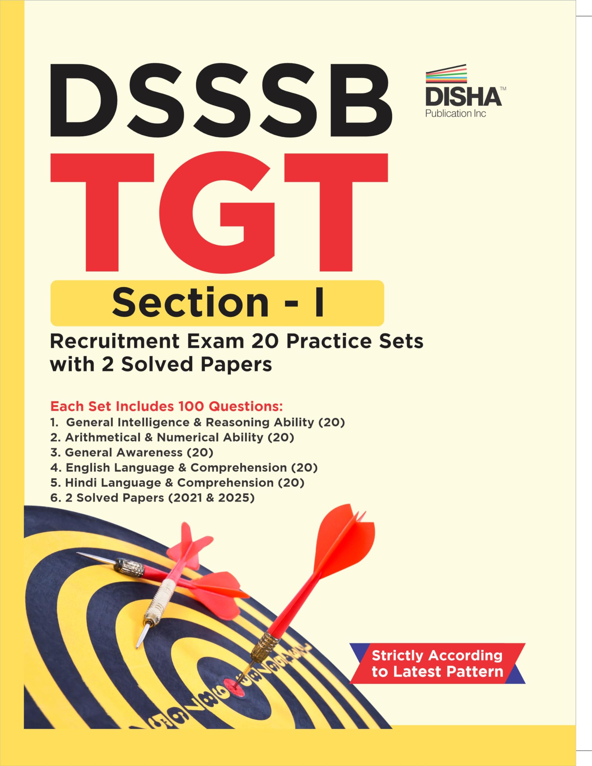 Disha Dsssb Tgt (Section I) Recruitment Exam 20 Practice Sets With 2 Solved Papers