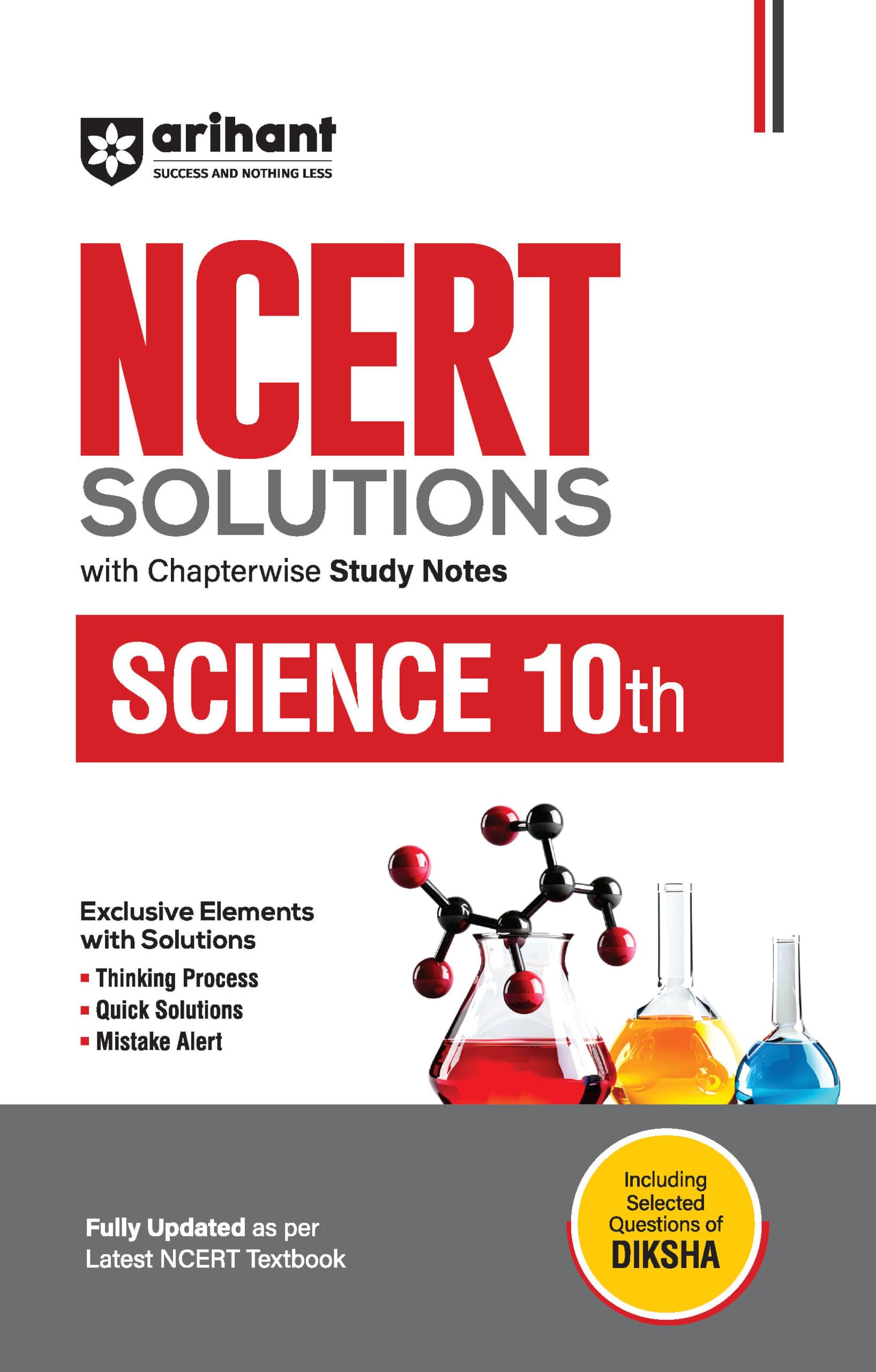 Arihant NCERT Solutions for Class 10th Science with Chapterwise Study Notes | including Selected Questions of DIKSHA App | Fully