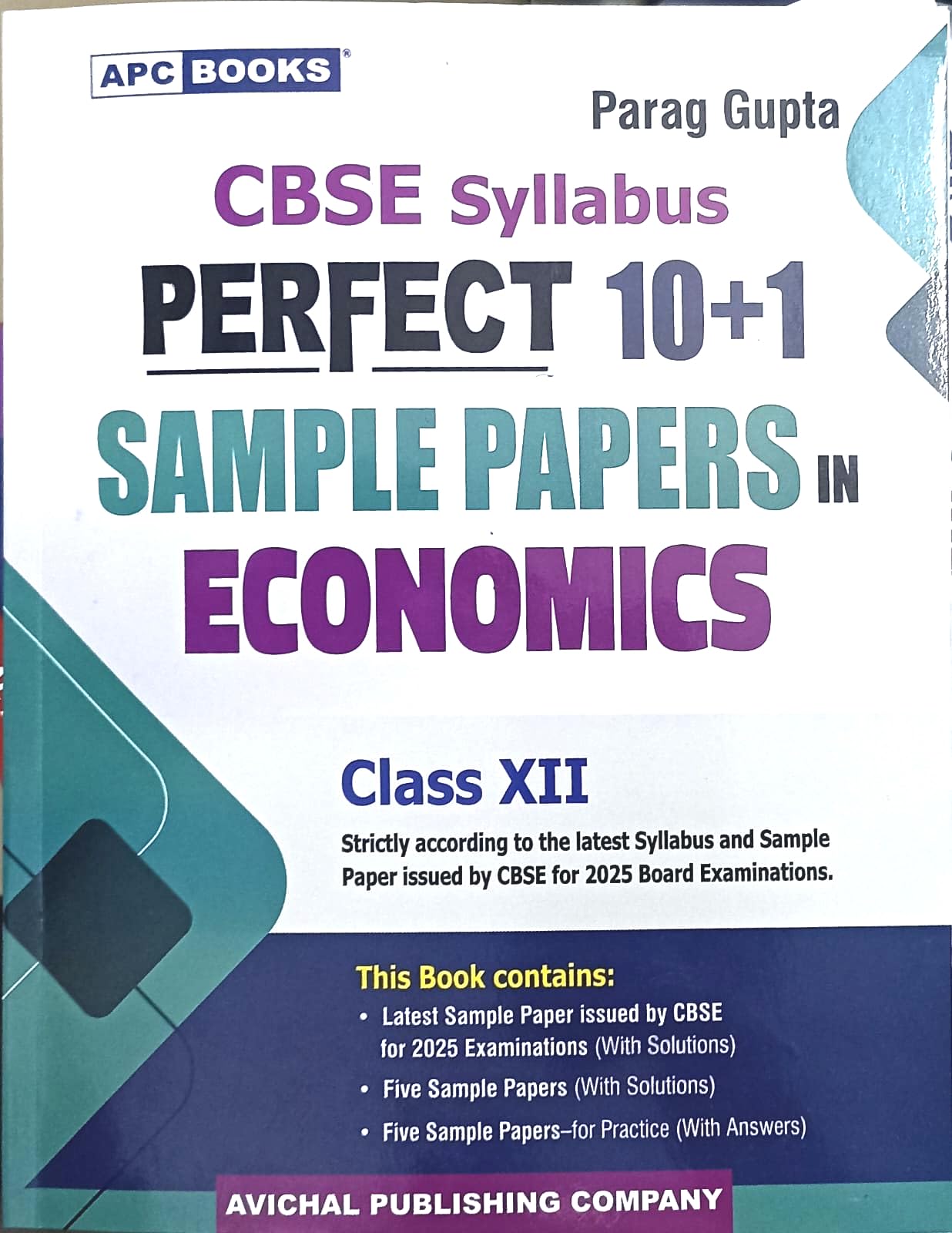 Apc Books Cbse Syllabus Perfect 10+1 Sample Papers In Economics Class 12