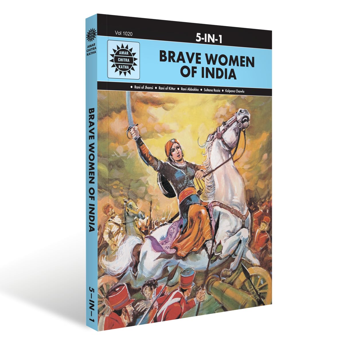 Brave Women of India: 5in1  Indian Mythology, History & Folktales  Cultural Stories for Kids & Adults  Illustrated Comic Books