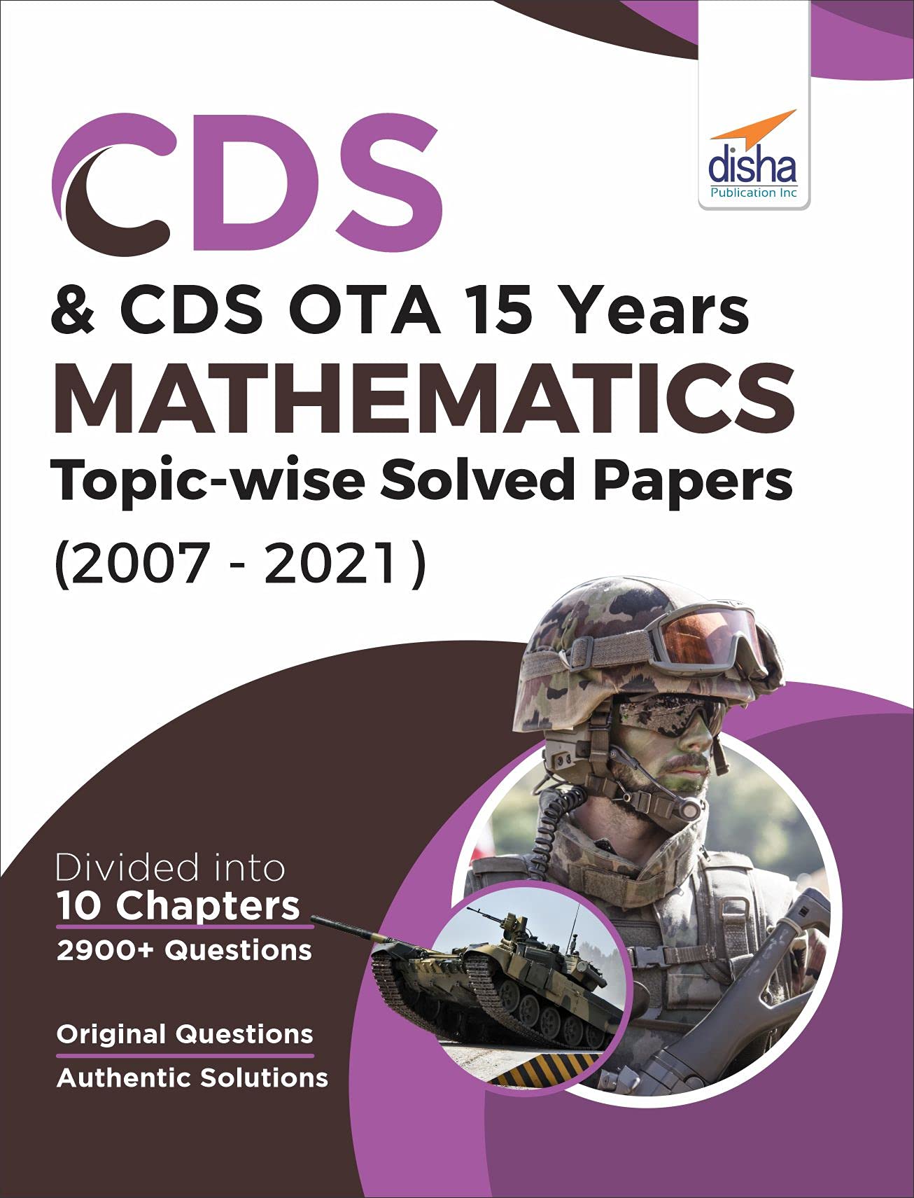 Cds 15 Years Mathematics Topic Wise Solved Papers (2007  2021)
