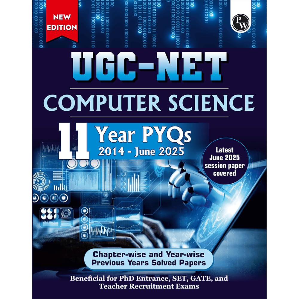 PW UGCNET Computer Science PYQ 11 Years (20142025)|Latest June 2025 Session Paper Covered|Chapterwise and Yearwise Previous Ye