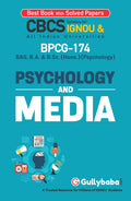 Gullybaba IGNOU CBCS BAG 4th, 6th Sem BPCG174 Psychology and Media in English  Latest Edition IGNOU Help Book with Solved Prev