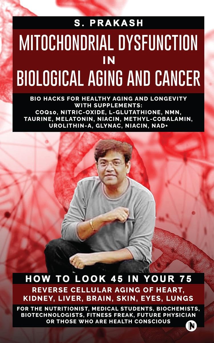 Mitochondrial Dysfunction in Biological Aging and Cancer : Bio Hacks for Healthy Ageing and Longevity with Supplement: COQ10, Ni