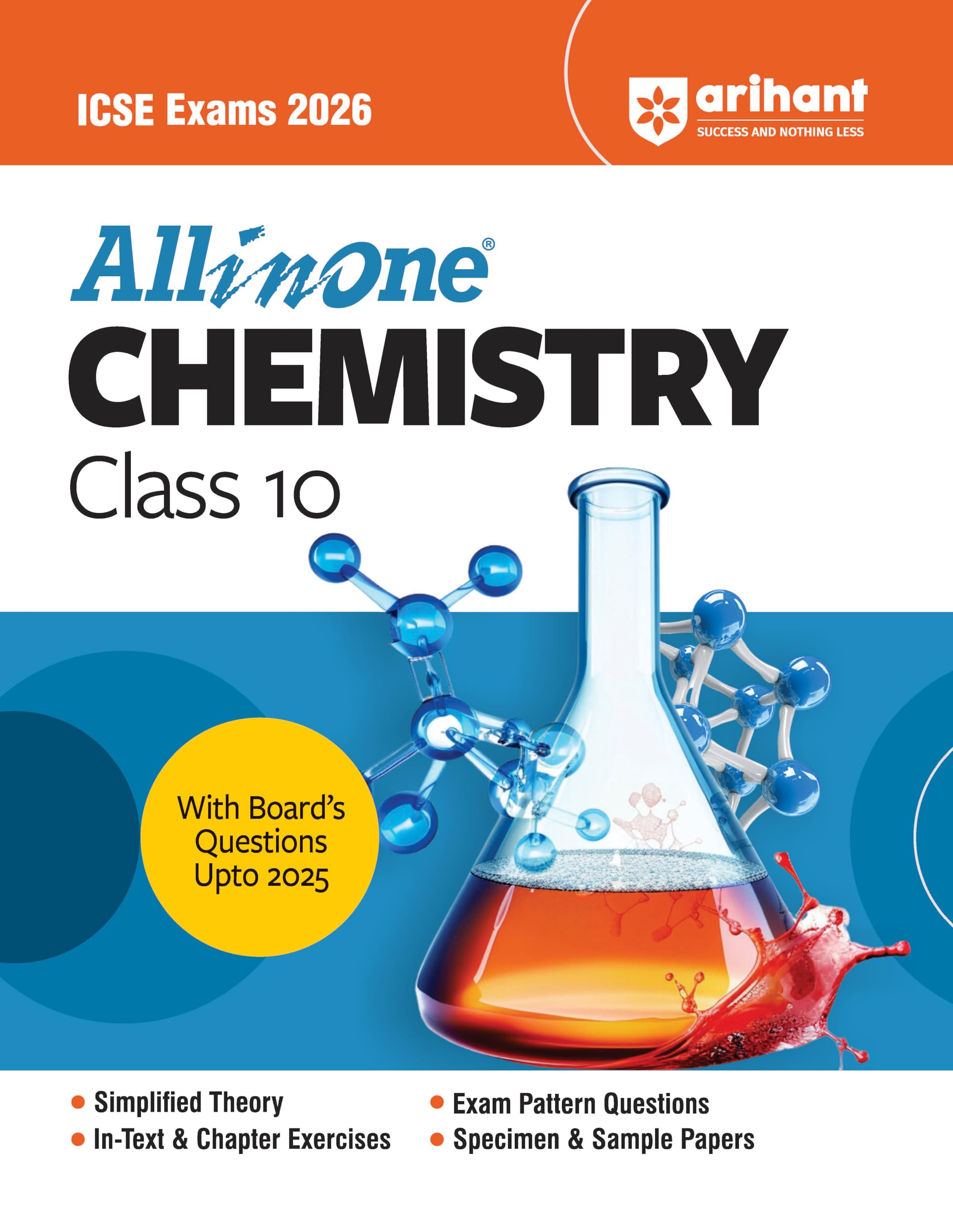 Arihant All in One Chemistry Class 10 for CBSE Exams 202526 | Revised Edition as per latest syllabus | Simplified Theory, All T