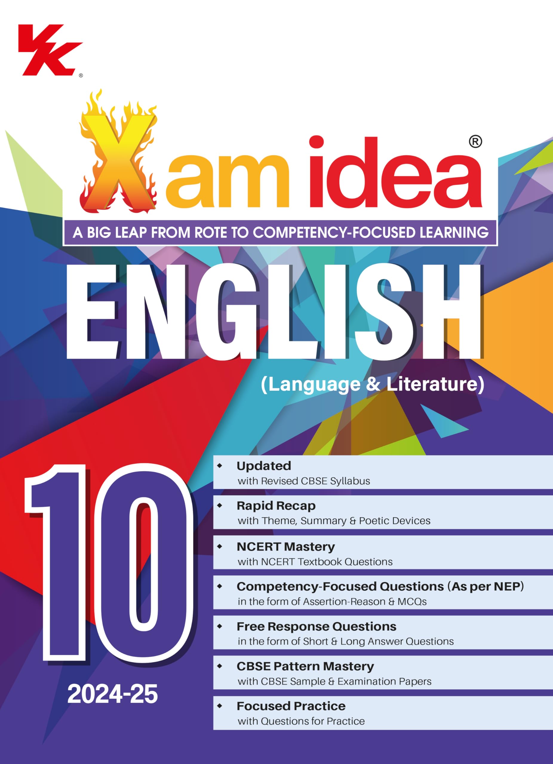 Xam idea English (Language & Literature) Class 10 Book | CBSE Board | Chapterwise Question Bank | Based on Revised CBSE Syllabus