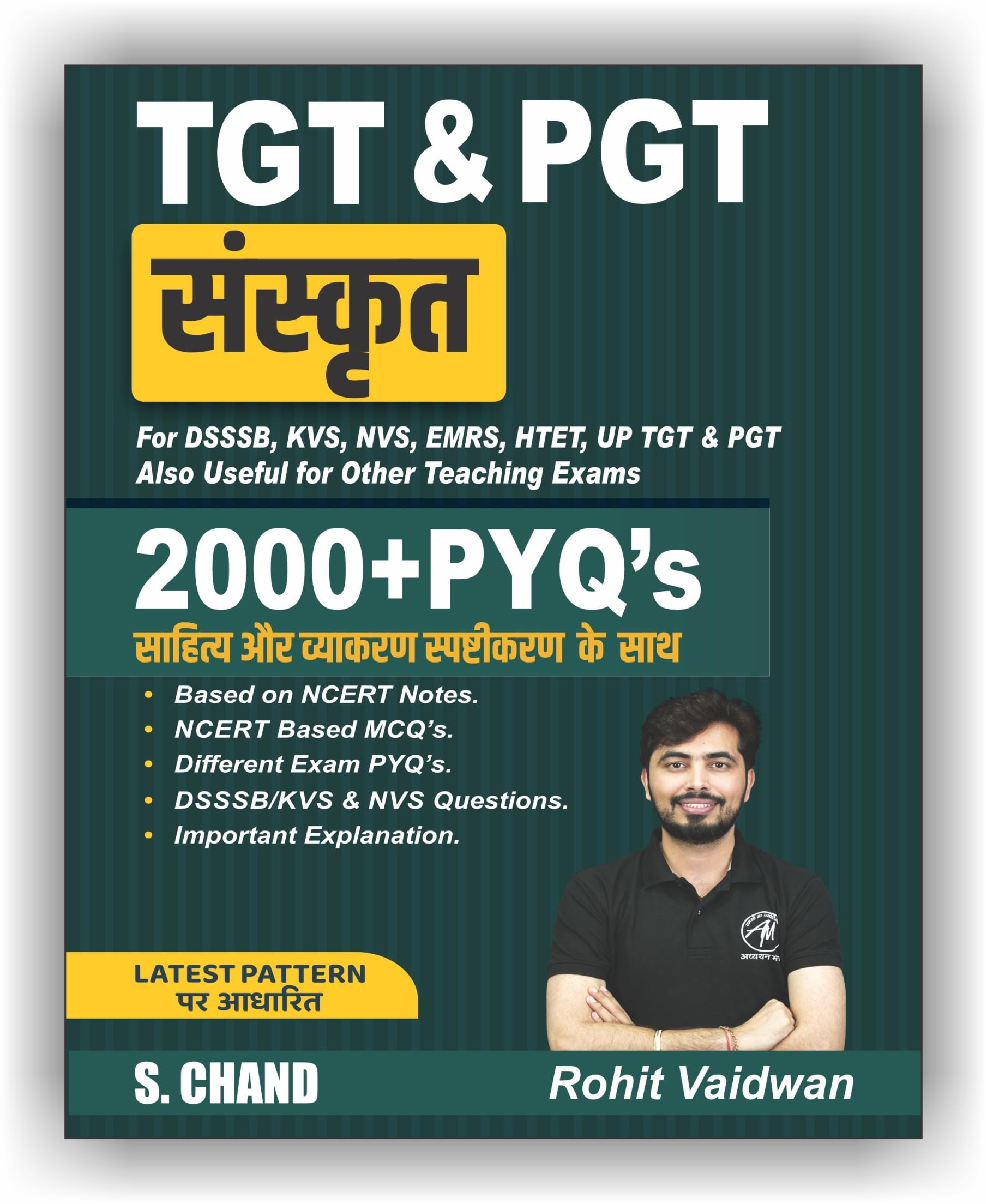  (Sanskrit) TGT & PGT Exam Book 2025  2026 for DSSSB, KVS, NVS, EMRS, HTET, UP TGT & PGT (UPTGT/UPPGT) Also Useful for Other Te