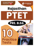 Rajasthan Ptet 2024 : PreTeacher Education Test (Pre B.Ed Entrance Exam) | 10 Full Mock Tests (2500+ Solved Mcqs) With Free Acc