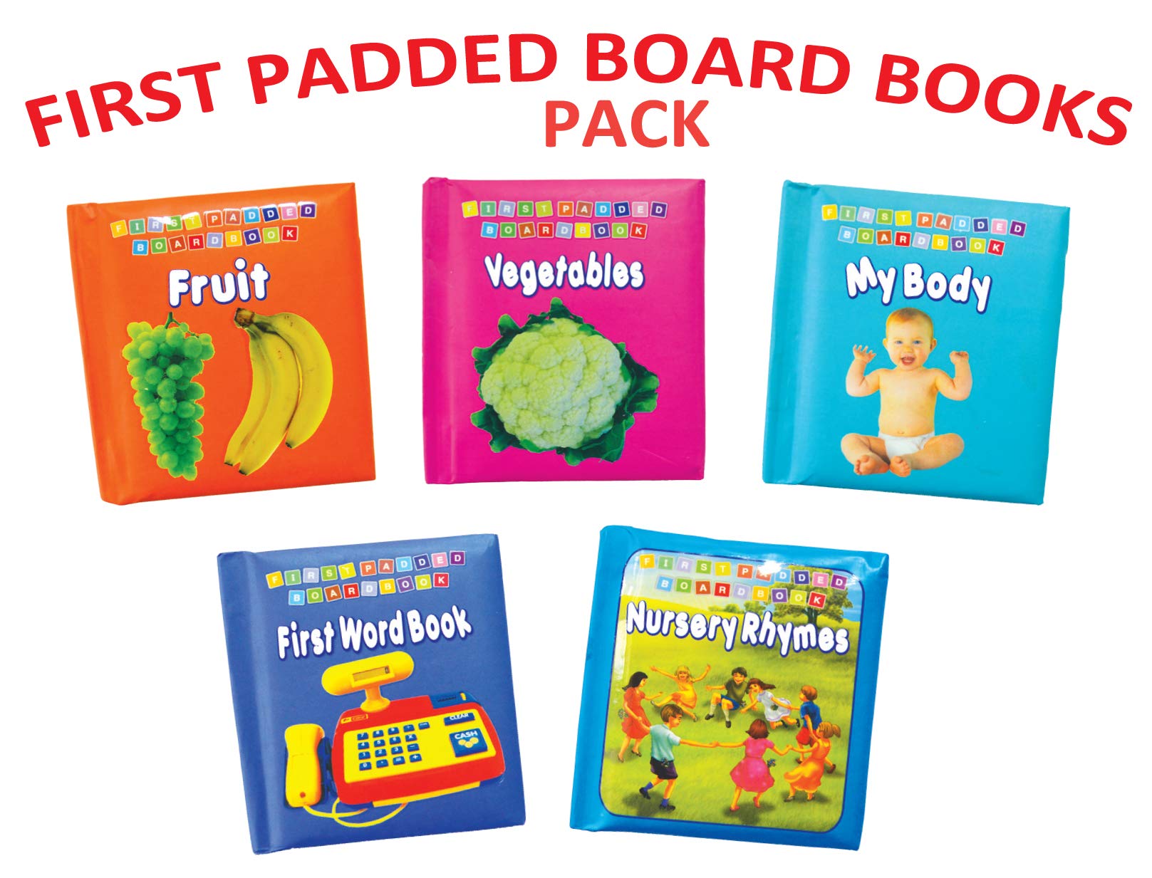 First Padded Board Book 1 To 5 Pack 2 (Engli