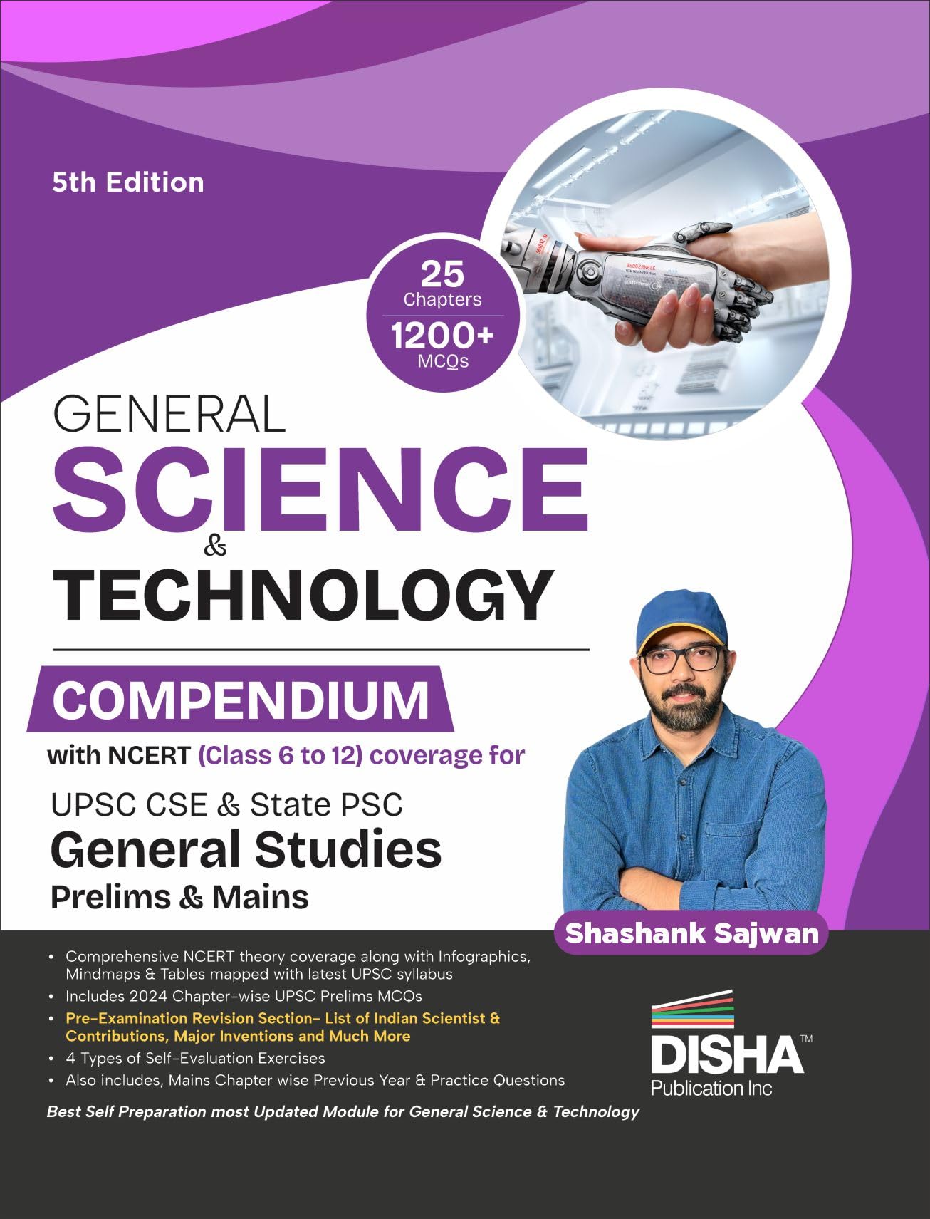 Disha General Science & Technology Compendium With Ncert (Class 6 To 12) Coverage For Upsc Ias & State Psc General Studies Preli