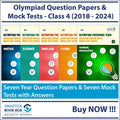 Olympiad Previous Year Question Papers and Mock Test Series For Class 4  [Maths, Science, English, Cyber and GK] [7 Years] [201
