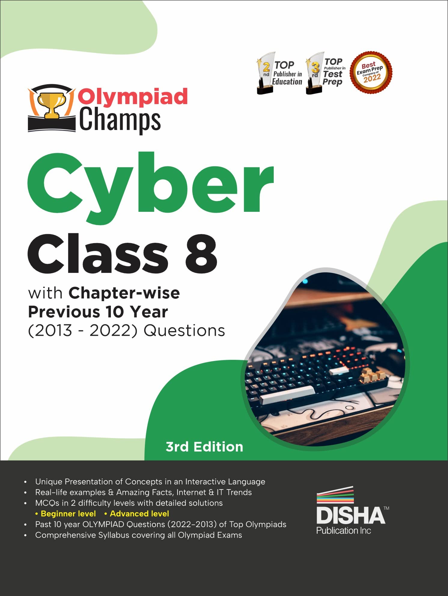 Olympiad Champs Cyber Class 8 With ChapterWise Previous 10 Year (2013  2022) Questions 3Rd Edition | Complete Prep Guide With 
