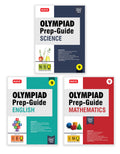 MTG Olympiad PrepGuide Class9 Mathematics, Science & English (Set of 3 Books)  Detailed Theory, IMONSOIEO Previous Years Qu