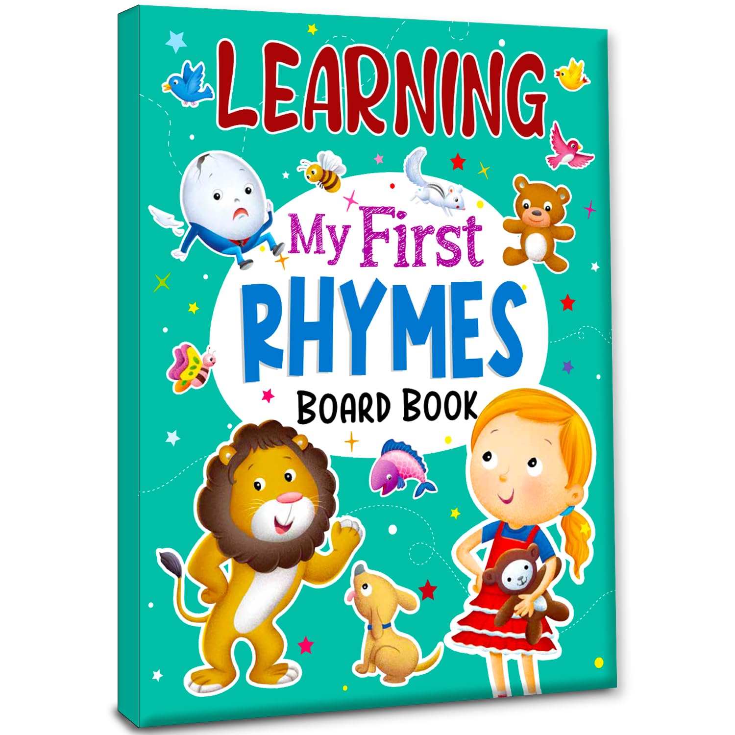 Hello Friend Books Learning My First Rhymes Illustrated Board Book for Kids: Learning My First Rhymes Board Book