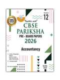 Together With Cbse Pariksha PreBoard Papers For Class 12 Accountancy | 3 Question Papers + Answer Booklet | Board Examination 2