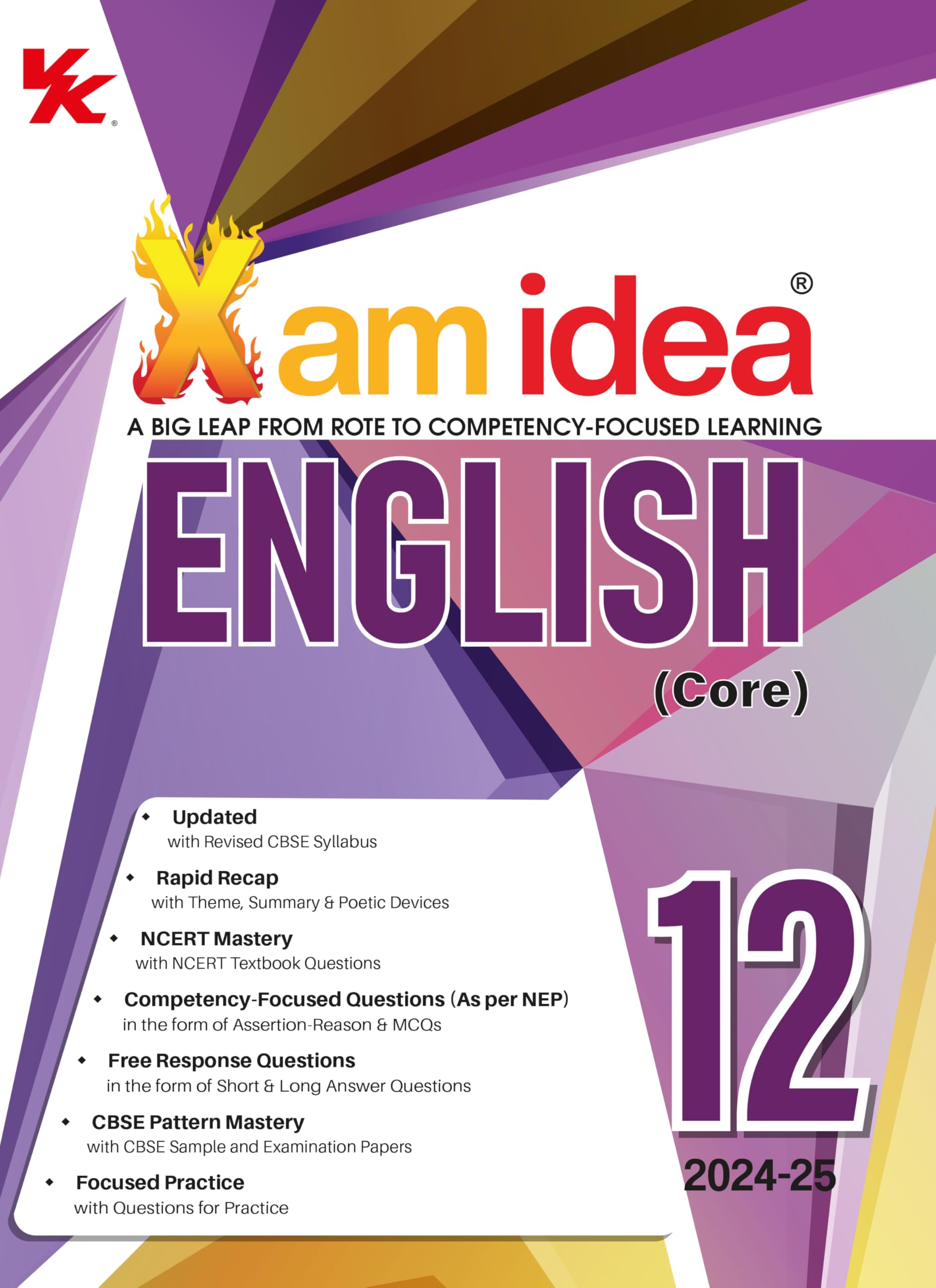 Xam idea English (Core) Class 12 Book | CBSE Board | Chapterwise Question Bank | Based on Revised CBSE Syllabus | NCERT Question