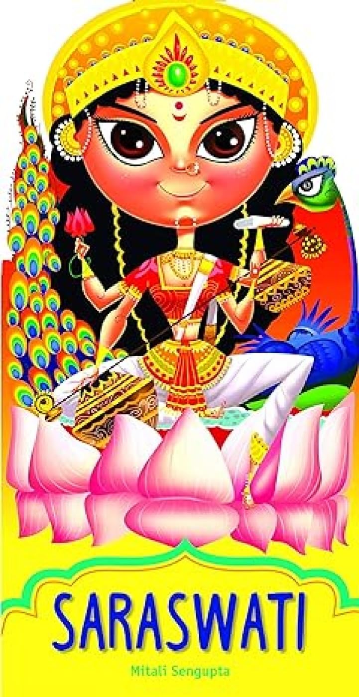 Cutout Books: Saraswati(Gods and Goddesses)