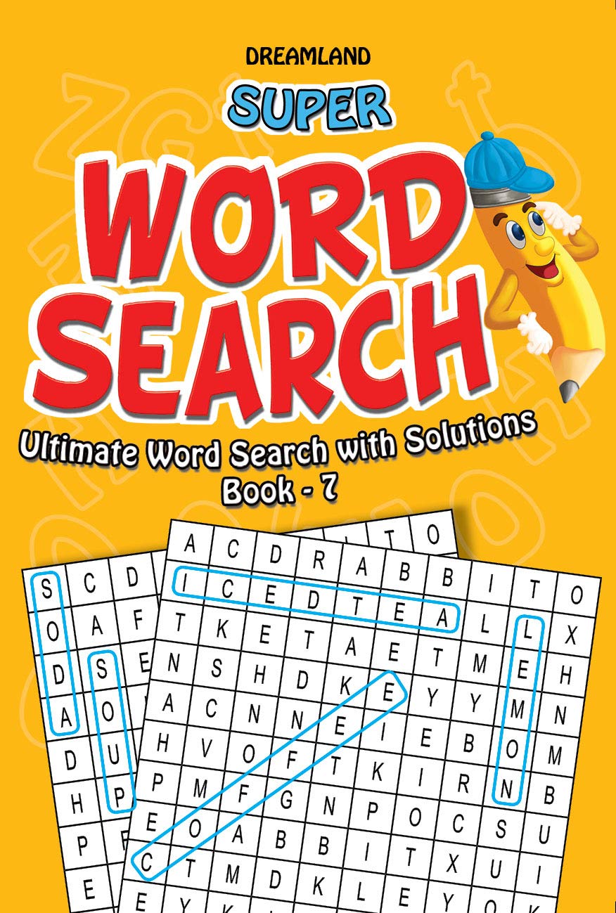 Super Word Search Book 7 | 192 Puzzle Pages with Answers | Fun Brain Teasers for Kids Ages 615 | Learning Gift for Boys & Girls