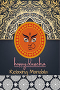 Happy Dussehra : Relaxing Mandala, Gift of Coloring, Pages 50, Jumbo Size