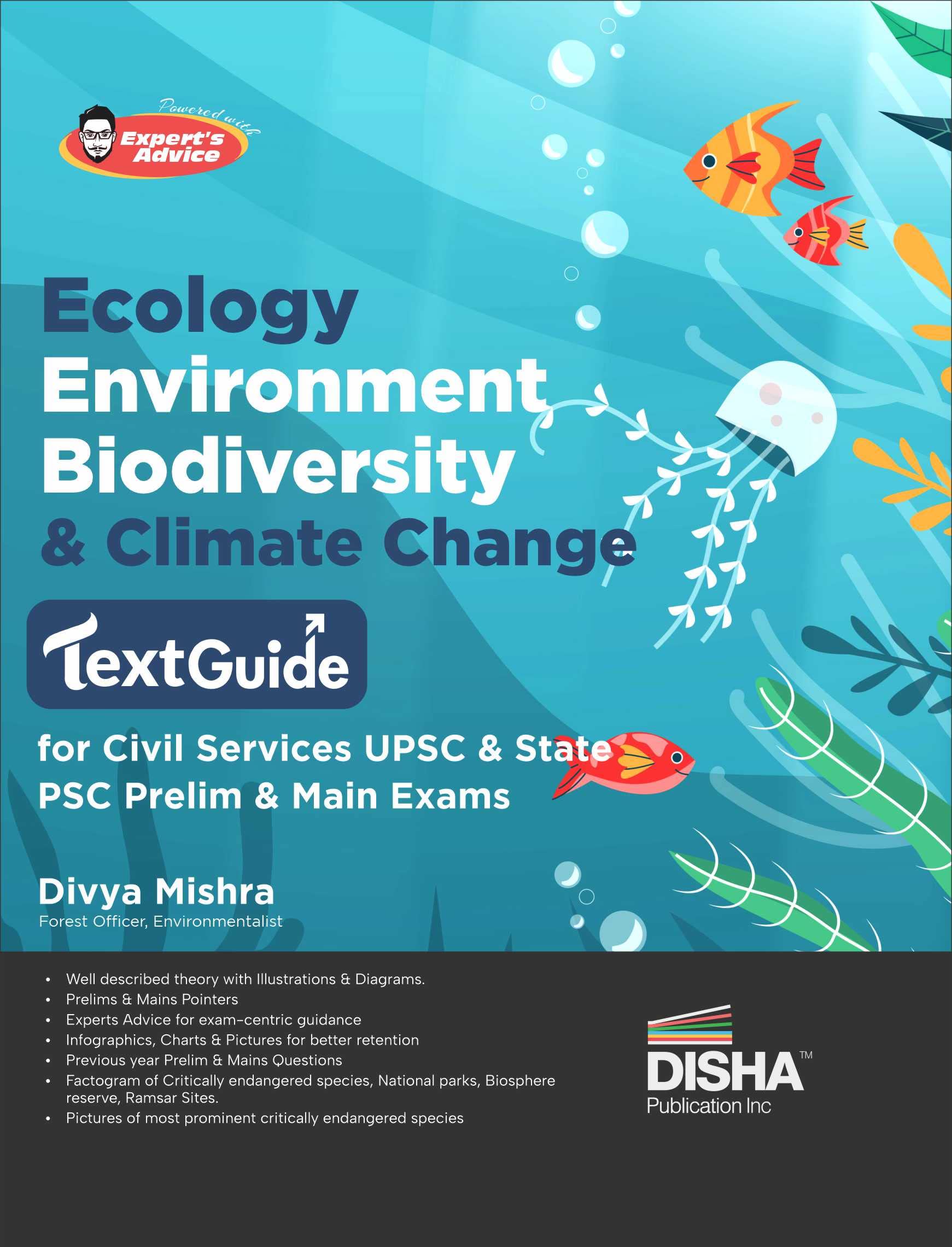 Disha Ecology, Environment, BioDiversity, And Climate Change Textguide For Civil Services Upsc & State Psc Prelim & Main Exams 