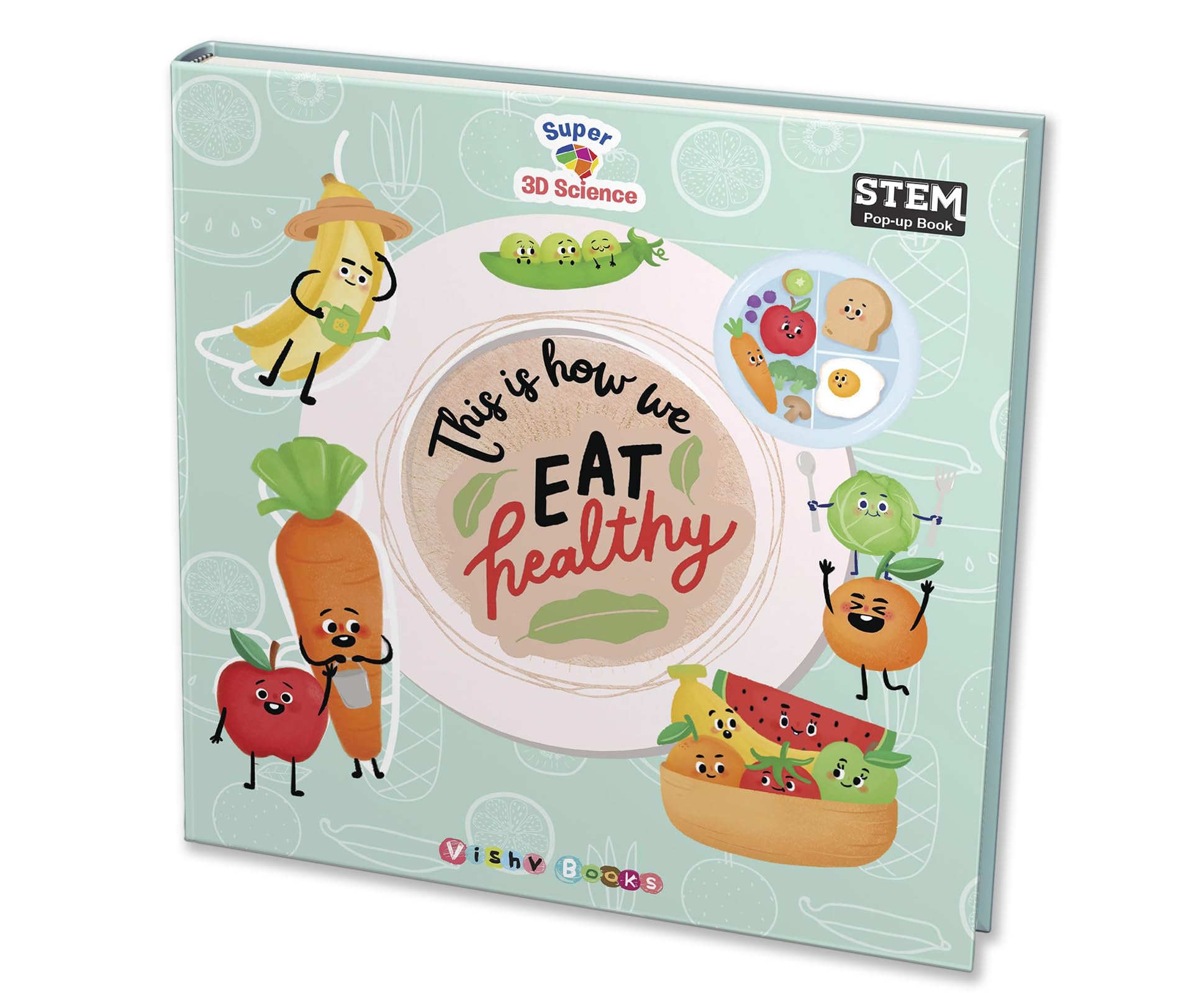 VISHV BOOKS | SUPER 3D SCIENCE POPUP| THIS IS HOW WE EAT HEALTHY