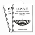 PIXELPAGE [Set of 2] UPSC mains Answer Sheet Blank Register for Exam Prep: Your Path to Victory with 200 pages of A4 size