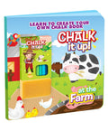 Hellofriend Books Chalk It Up  At The Farm, Board Book