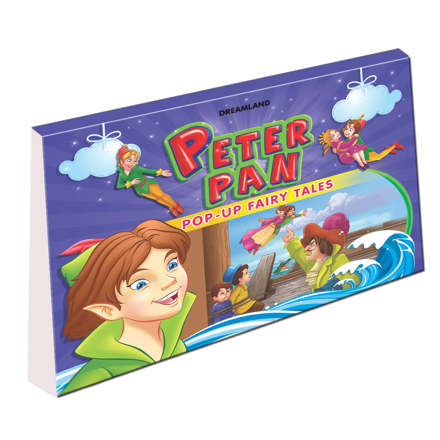 PopUp Fairy Tales  Peter Pan Story Book For Kids Ages 37 Years | Interactive PopUp Book With Colorful Illustrations, Magical