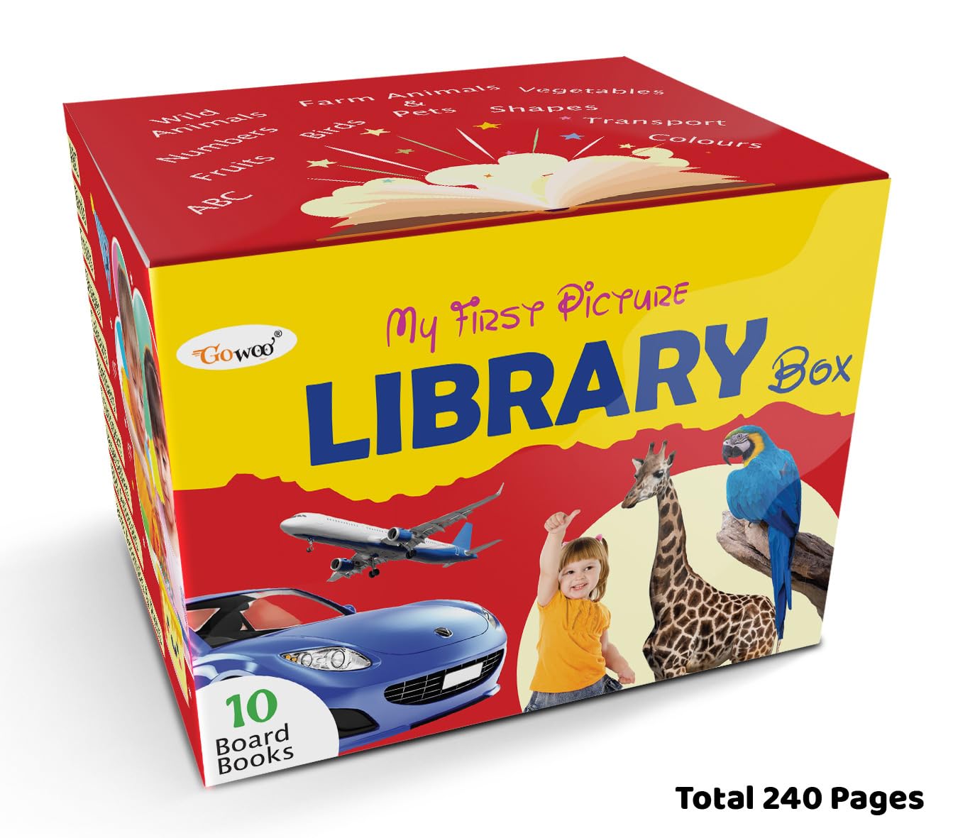 My First All in One Picture Library Box (Red Edition) : Collection of 10 books