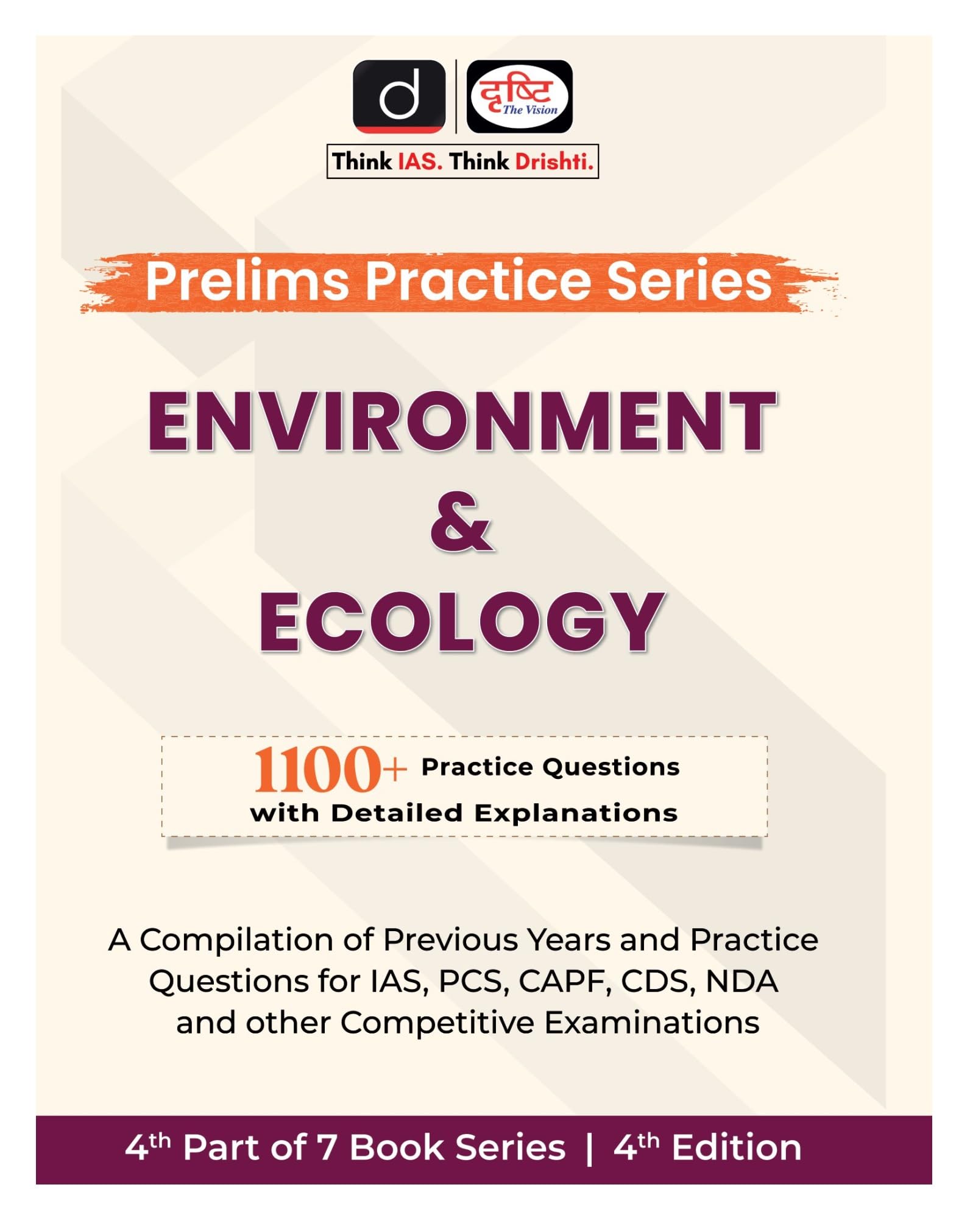 Drishti Pps Environment & Ecology 4Th Edition| Prelims Exam Books