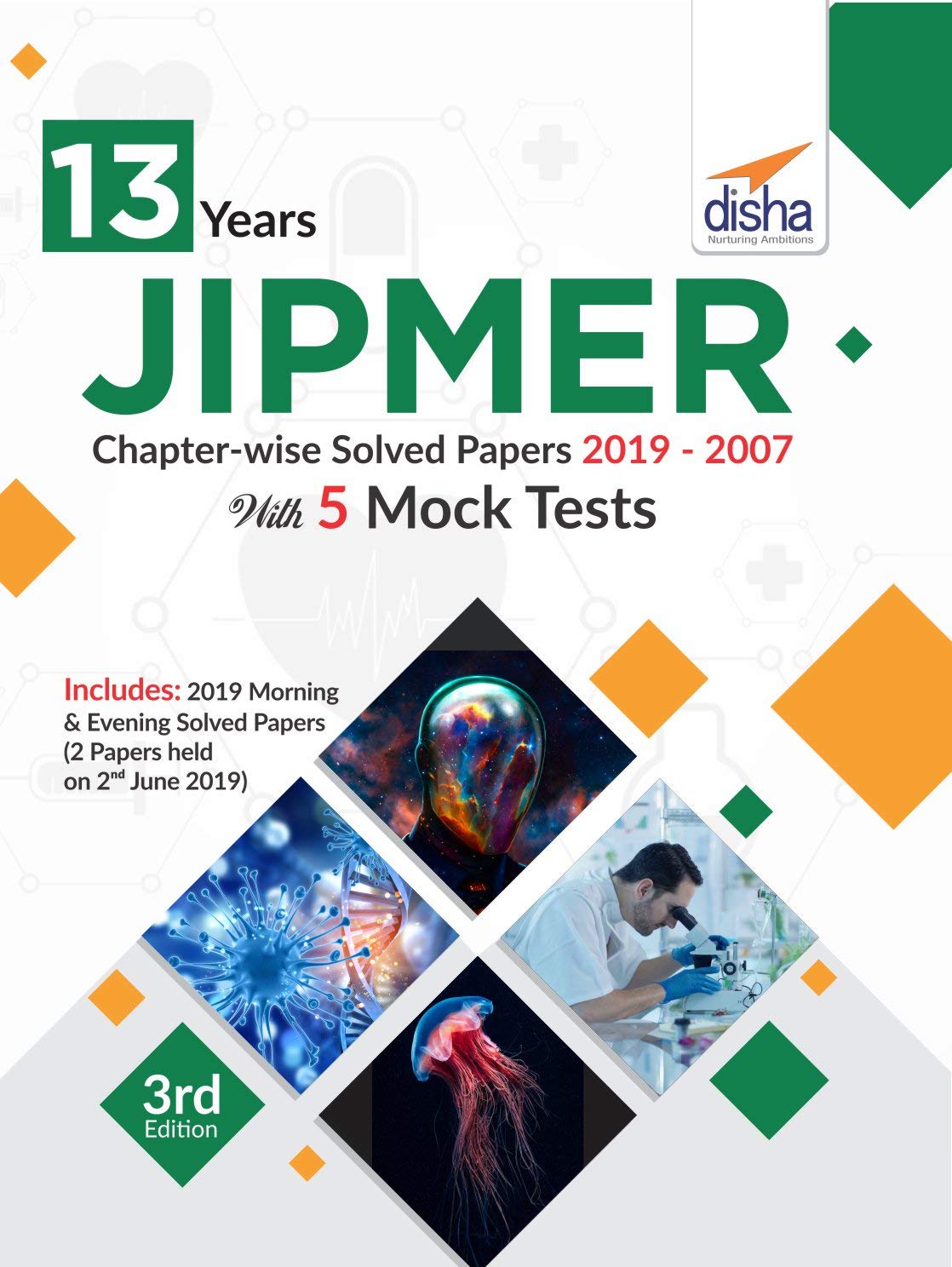 13 Years Jipmer ChapterWise Solved Papers (20192007) With 5 Mock Tests