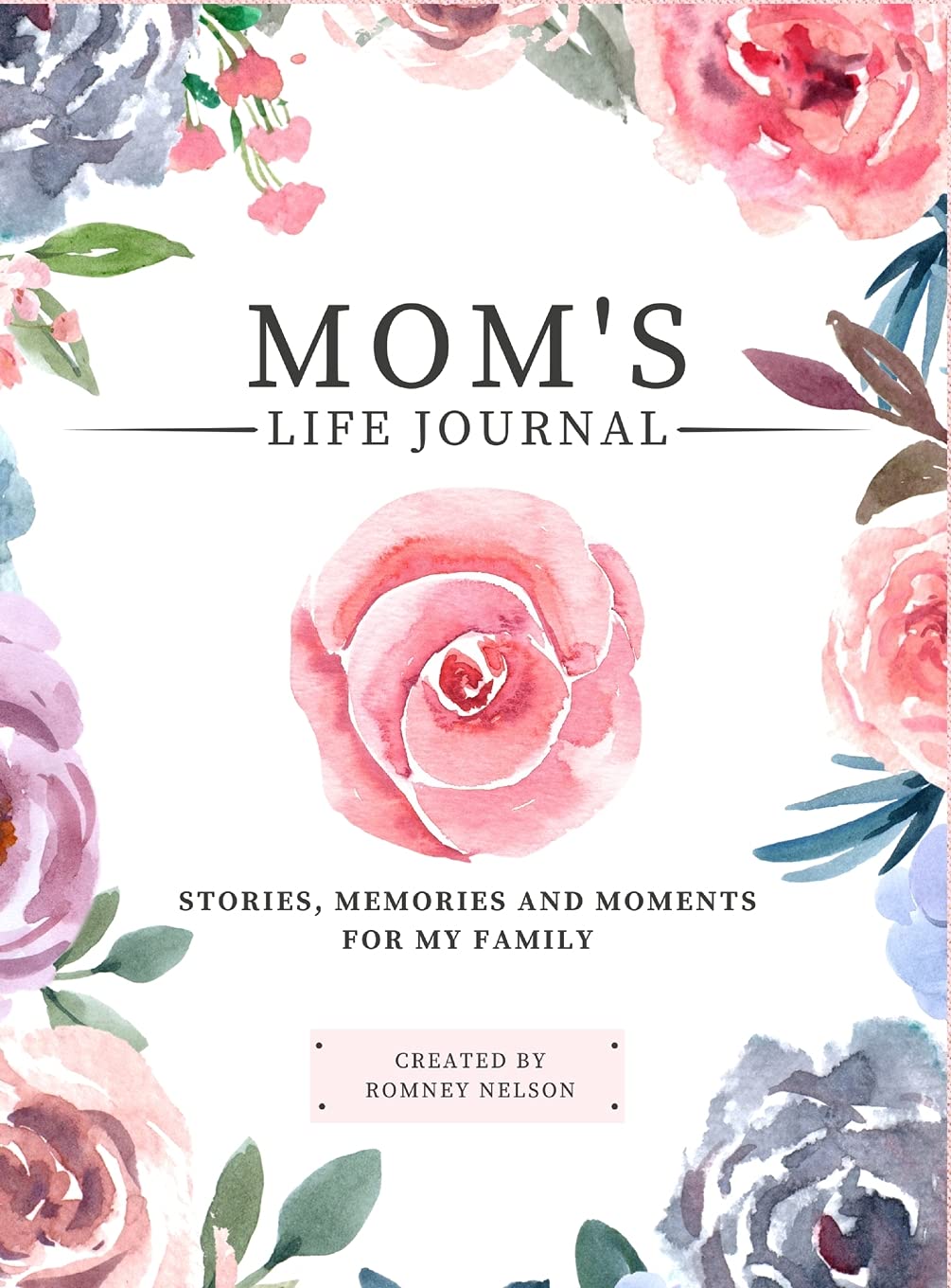 Moms Life Journal: Stories, Memories and Moments for My Family A Guided Memory Journal to Share Moms Life